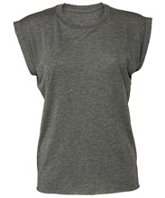 T-shirt femme ample aux manches retroussées