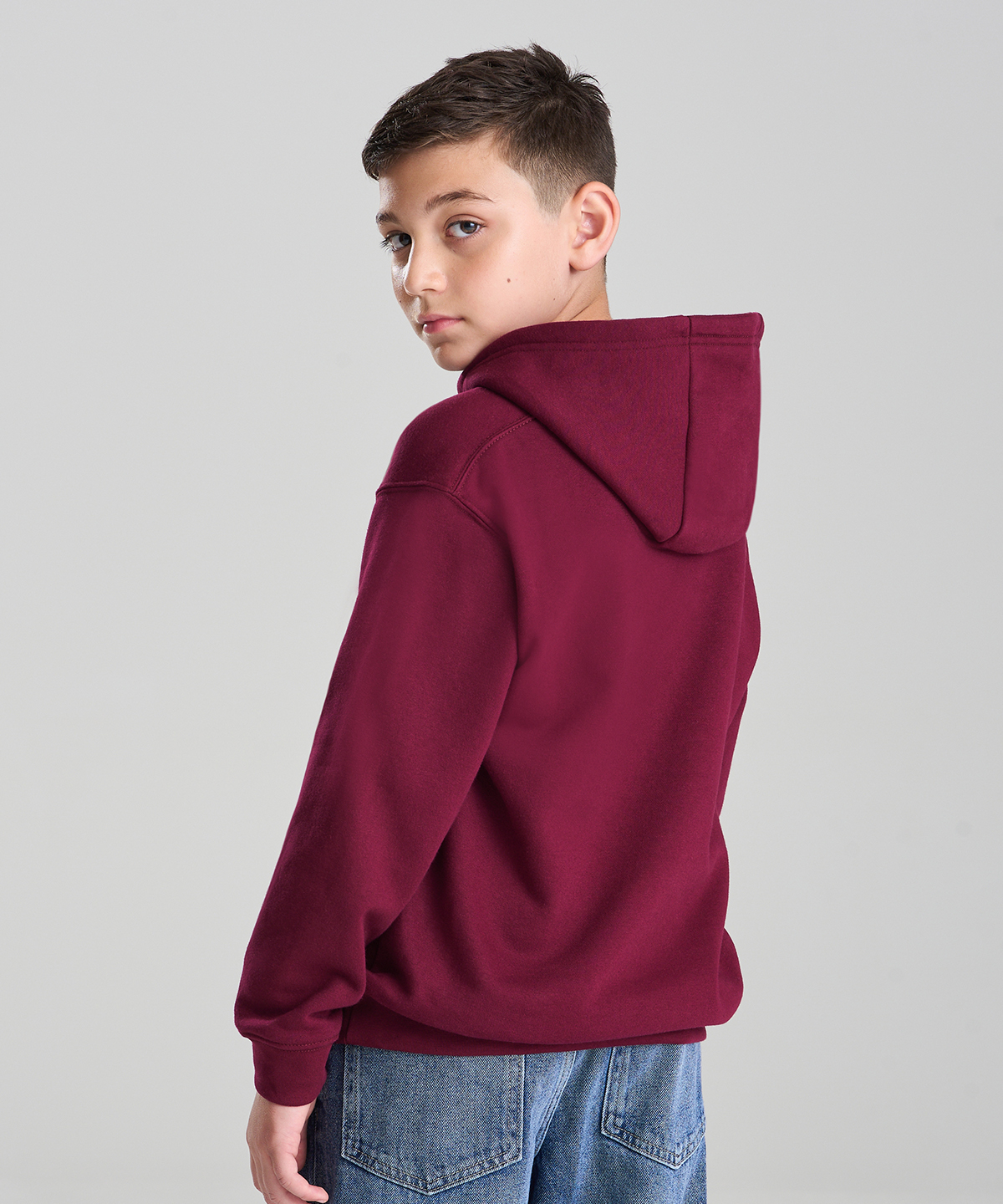 JH501J three-panel hood detail