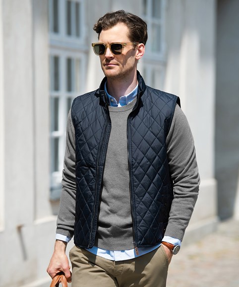 Camden – diamond quilted gilet