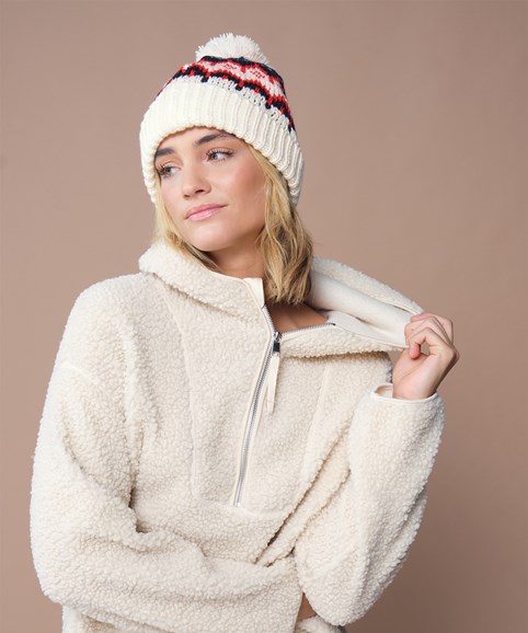 Retro ski beanie