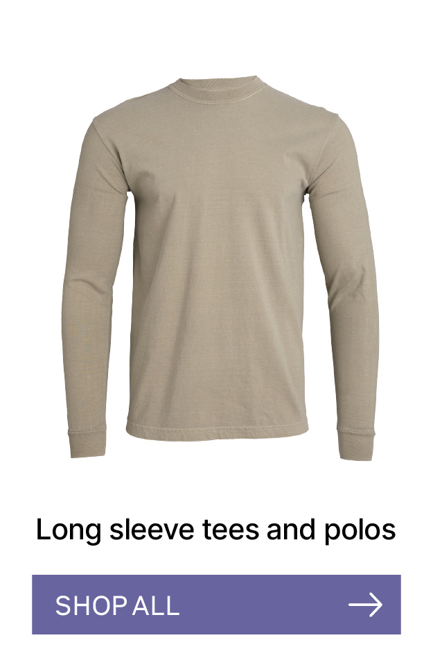 Long sleeve tees & polos