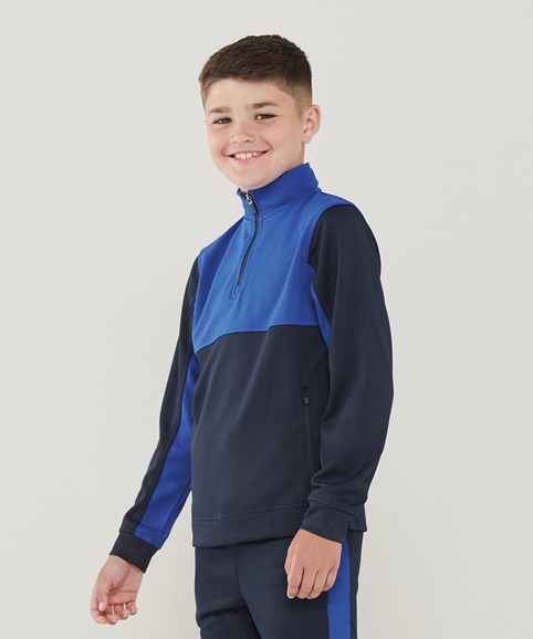 Kids ¼-tracksuit top