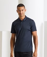 Polo homme en fil teinté recyclé