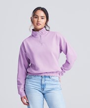 Women’s cropped 1/4-zip sweat