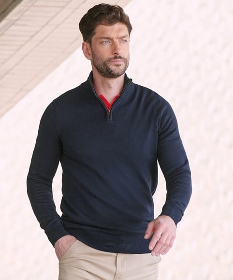 ¼ zip jumper