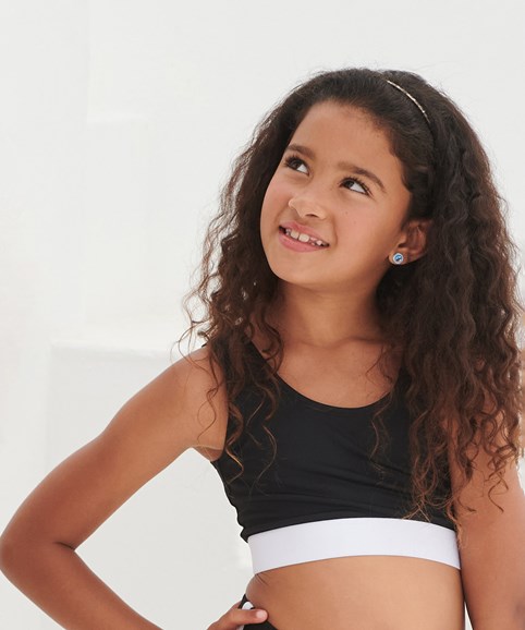 Haut Crop Top Fashion Enfant